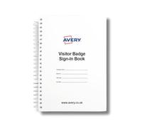 Avery - Visitor Sign-in Book with Removable Name Badges with 1 Book with 250 Badges