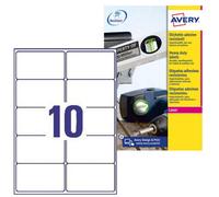 Avery Self Adhesive Weatherproof Parcel Mailing Labels, Laser Printers, 10 Label