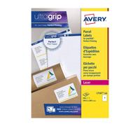 Avery White 199.6 x 289.1 mm Self Adhesive Laser Parcel Labels - 1 Per Page - 50