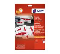 Avery White 210 x 60 mm Laser & Inkjet Printable Tent Cards - 1 Per Page - 20 Sh
