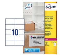 Avery Weatherproof Shipping Labels White 250pc(s) self-adhesive label