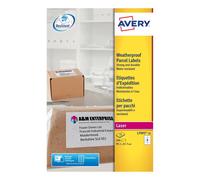 Avery White 99.1 x 67.7 mm Self Adhesive Laser Waterproof Parcel Labels - 8 Per