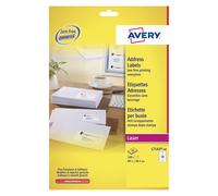 Avery Ultragrip Laser Labels 99.1x38.1mm White (Pack of 560) L7163-40