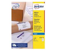 Avery Printable, Customisable Parcel Shipping Labels, Inkjet Printers, 8 Labels Per A4 Sheet, 800 Labels, Quickdry (J8165),