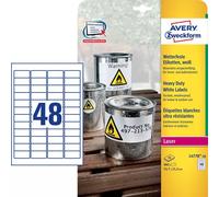 Avery White Heavy Duty Laser Labels