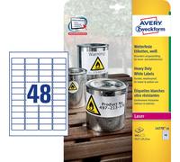 Avery Laser Label Heavy Duty 48 Per Sheet White (Pack of 960) L4778-20