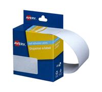 Avery White Label Dispenser Quality General Purpose Removable Adhesive 76x27mm