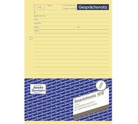 Avery Zweckform 1018 Conversation Note (A5, Tear-Off Pad, Glued Top, 50 Sheets)