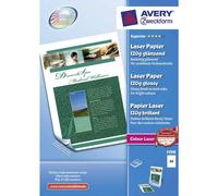 Avery Zweckform 1198 Photo Paper A4 Printable Both Sides 120 g for Colour Laser