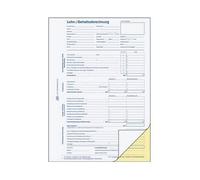 Avery Zweckform 1759 Kind/Payroll Book Carbonless A4 Carbonless 2 x 40 Sheets, S