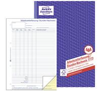 Avery-Zweckform 1773 Attendance sheet A4 Payment Slip White Paper