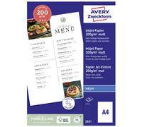 Avery-Zweckform 2681 Inkjet printer paper A4 200 g m² 50 sheet dou...