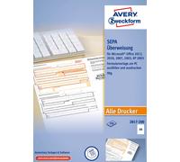 Avery Zweckform 2817 Überweisung/Payment Slip PC Printer Form, 200 Sheets of A4