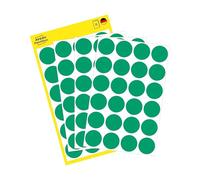 Avery Zweckform 3006 Adhesive Labels Diameter 18 mm Pack of 96 Green