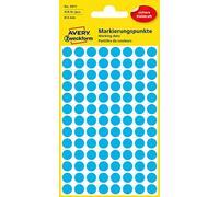 Avery Zweckform 3011 Coding Dots (Pack of 416, 8 mm Diameter) 4 Sheets, Blue