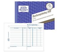 Avery-Zweckform 309 Voucher (A6 Landscape, microperforated, 50 Sheets) White