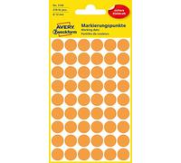 Avery Zweckform 3147 Marking dots 5 Blatt, 270 Etiketten Bright Orange