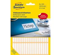 Avery Zweckform 3322 Multipurpose Labels 37 x 5 mm Pack of 1976