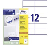 Avery Zweckform 3424-200 Universal Labels 105x48 mm for Inkjet Laser Copy White