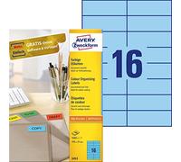 Avery Zweckform 3453 Universal Labels 105 x 37 mm 100 Sheets Coloured