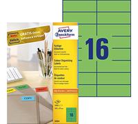 Avery Zweckform 3454 Universal Labels 105 x 37 mm 100 Sheets Coloured