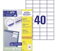 Avery Zweckform 3651 Universal Labels 52.5 x 29.7 mm 100 Sheets White