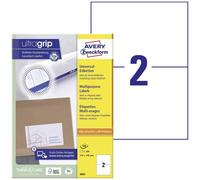 AVERY Zweckform 3655 Universal Labels (200 Adhesive Labels, 210 x 148 mm on A4,