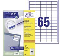 AVERY Zweckform 3666 Universal Labels (6,500 Adhesive Labels, 38 x 21.2 mm on A4
