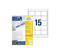 Avery Zweckform 3672 Universal Labels 64x50 mm White for Inkjet Laser Copy