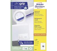 Avery Zweckform 3679 Universal Labels 97x55 mm for Inkjet Laser Copy White