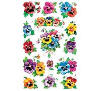AVERY Zweckform 4398 Decorative Stickers Pansy 45 Stickers