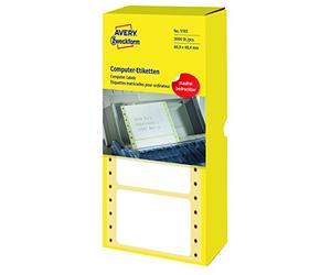 Avery Zweckform 5103 Computer Labels 88.9 x 48.4 mm 1 Pack of 3,000 Labels White