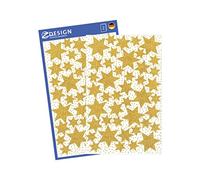 Avery Zweckform 52225 86 Sticker Christmas Stars Wall Stickers