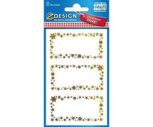 Avery Zweckform 52622 Christmas Stickers, Lettering Signs, 6 Stickers