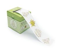 Avery Zweckform 56825-A Stickers on a Roll Christmas 50 Stickers in Dispensing B