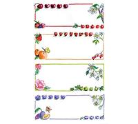 Avery Zweckform 59652 Jam Labels - Fruit - Removable Wall Stickers - 12 Stickers