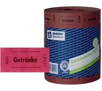 Avery Zweckform 5x Ticket Roll Red 5000x Drink Token Beer Token Tear-Off