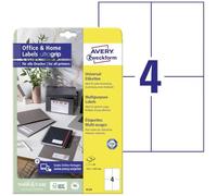 Avery-Zweckform 6124 All-purpose labels 105x148mm White Paper Perm...