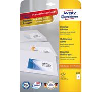 Avery Zweckform 6125 Labels 297x210 mm for Inkjet Laser Copy 10 Sheets 10 Blatt