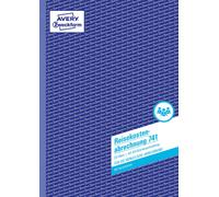 Avery Zweckform 741 Travel Book Invoice Form A4 with 1 Sheet of Carbon Paper (50