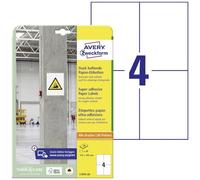 Avery-Zweckform L7876-20 Adhesive labels White Paper 105x148mm 80 pcs