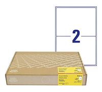 Avery 2 Labels per A4 Sheet 199.6 x 143.5mm 300 Sheets / 600 Labels Laser Inkjet