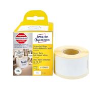 AVERY Zweckform A1976411 1 Roll White Super Strong Self-Adhesive Foil Labels (25 x 54 mm, Compatible with Dymo LabelWriter, Equivalent to 1976411, Heavy Duty, Permanent Adhesive)