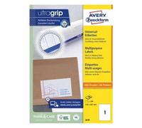 Avery Zweckform A4 210 X 297 Mm Stickers Clear Kids
