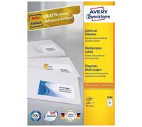 Avery Zweckform A4 70 X 41 Mm Stickers