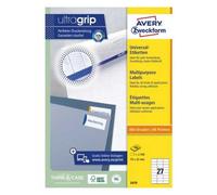 Avery Zweckform A4 70x32 Mm Stickers