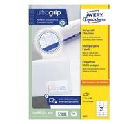Avery Zweckform A4 70x42.3 Mm Stickers