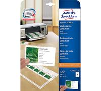 Avery Zweckform C32011-10 10 Sheets Business Cards Uncoated White 200g Suitable