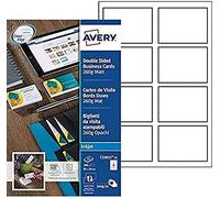 AVERY Zweckform Business Cards 260 gsm White Pack of 25 Sheets of 8 Cards