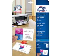 Avery Zweckform C32028-25 Premium Business Card Special Inkjet Coating on Both S